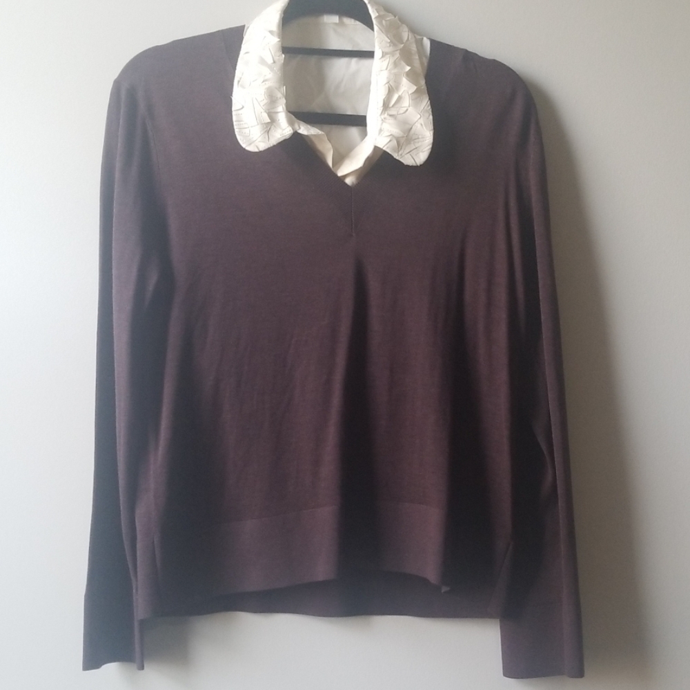 Silky V-Neck Sweater
